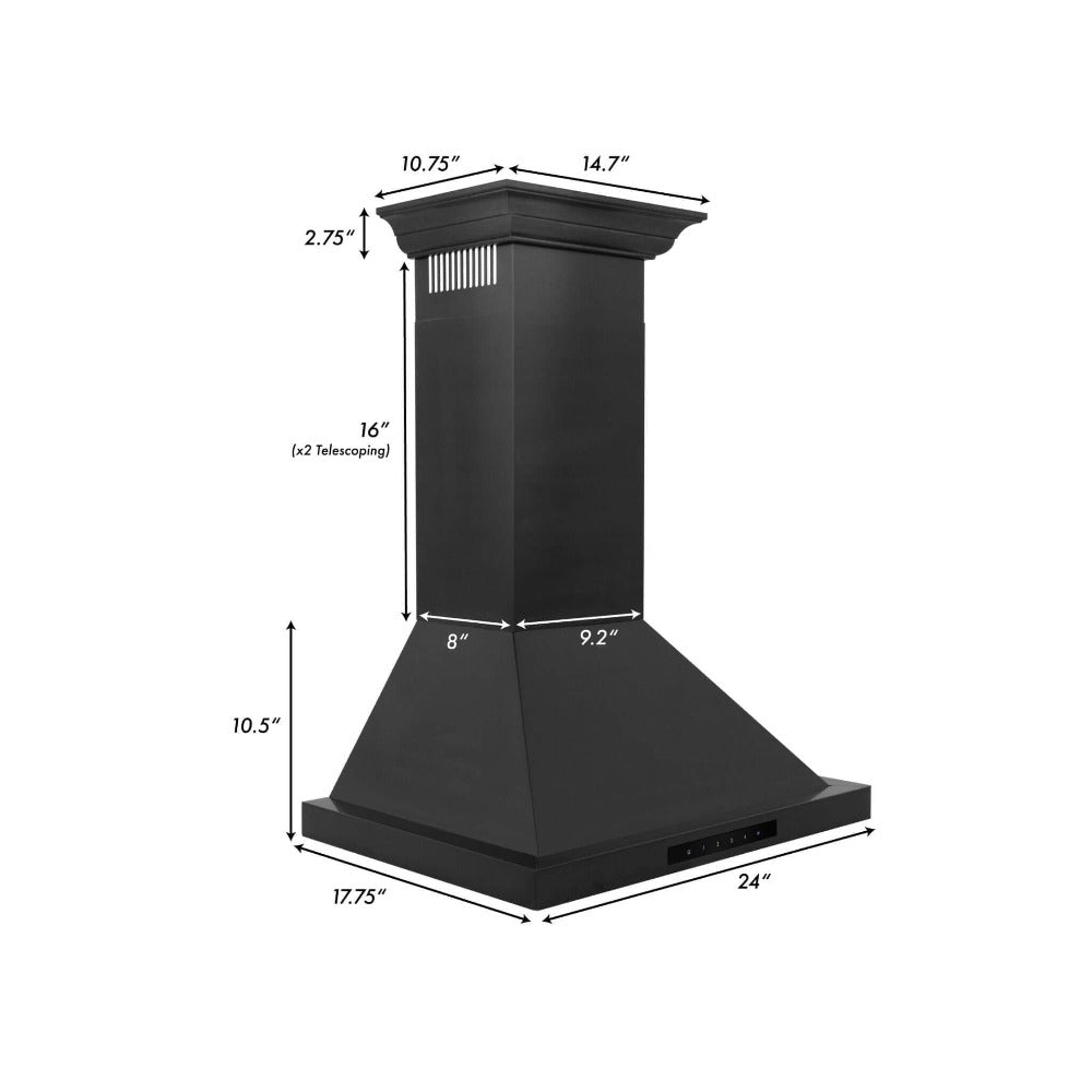 Z-line Range Hoods model BSKBN-CF-24