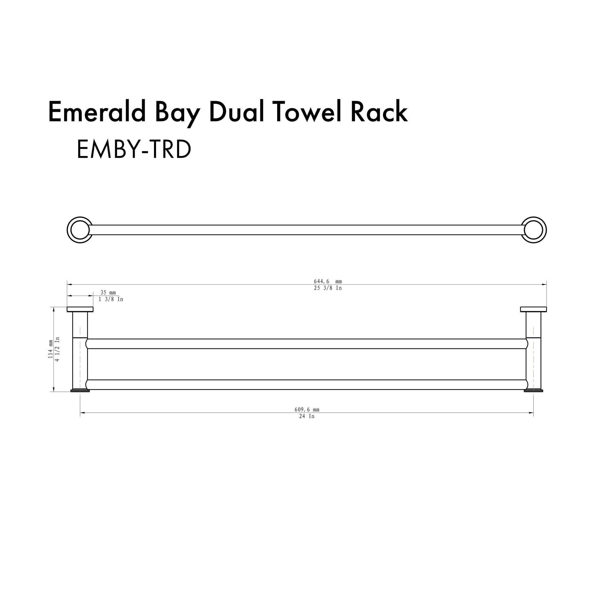 Z-line Toilet Paper Holder model EMBY-TP-MB