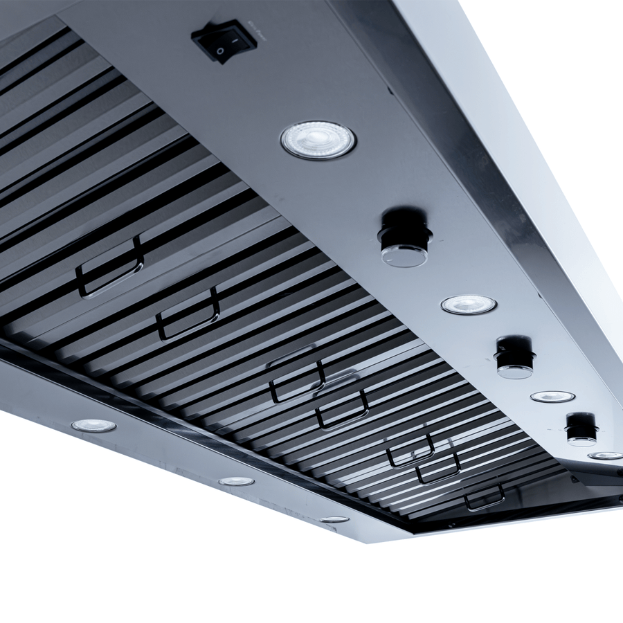 Proline wall-mount range hood detail