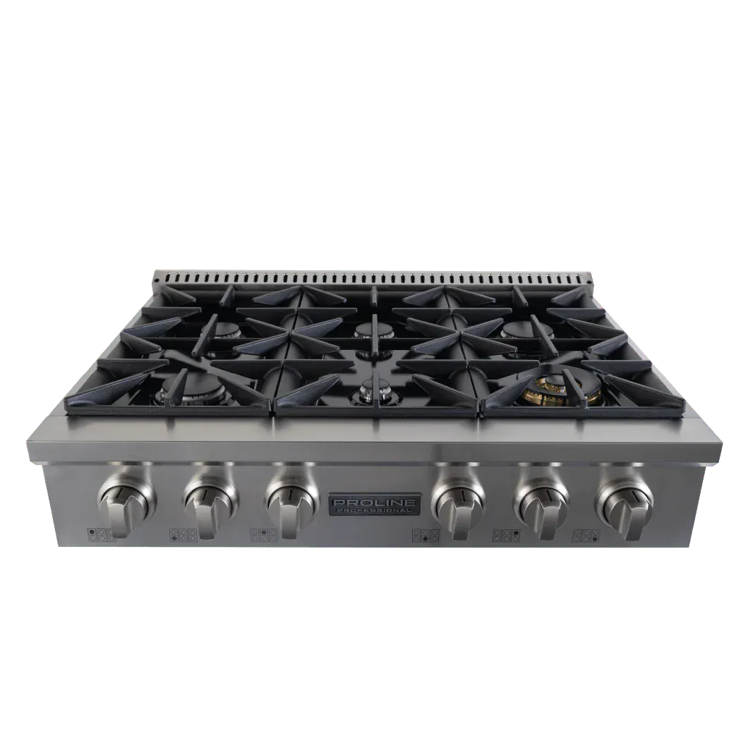 Proline PLST 36" Gas Rangetop - Stainless Steel - View 1
