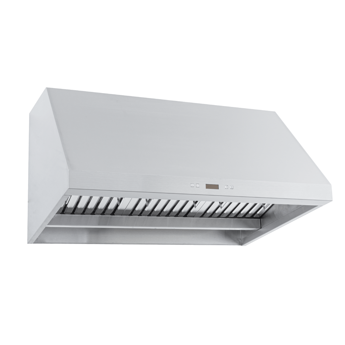 Proline PLFW 832 Under-Cabinet Range Hood, stainless steel, 1000/2000 CFM, ProlineRangeHoods.com, on white background.