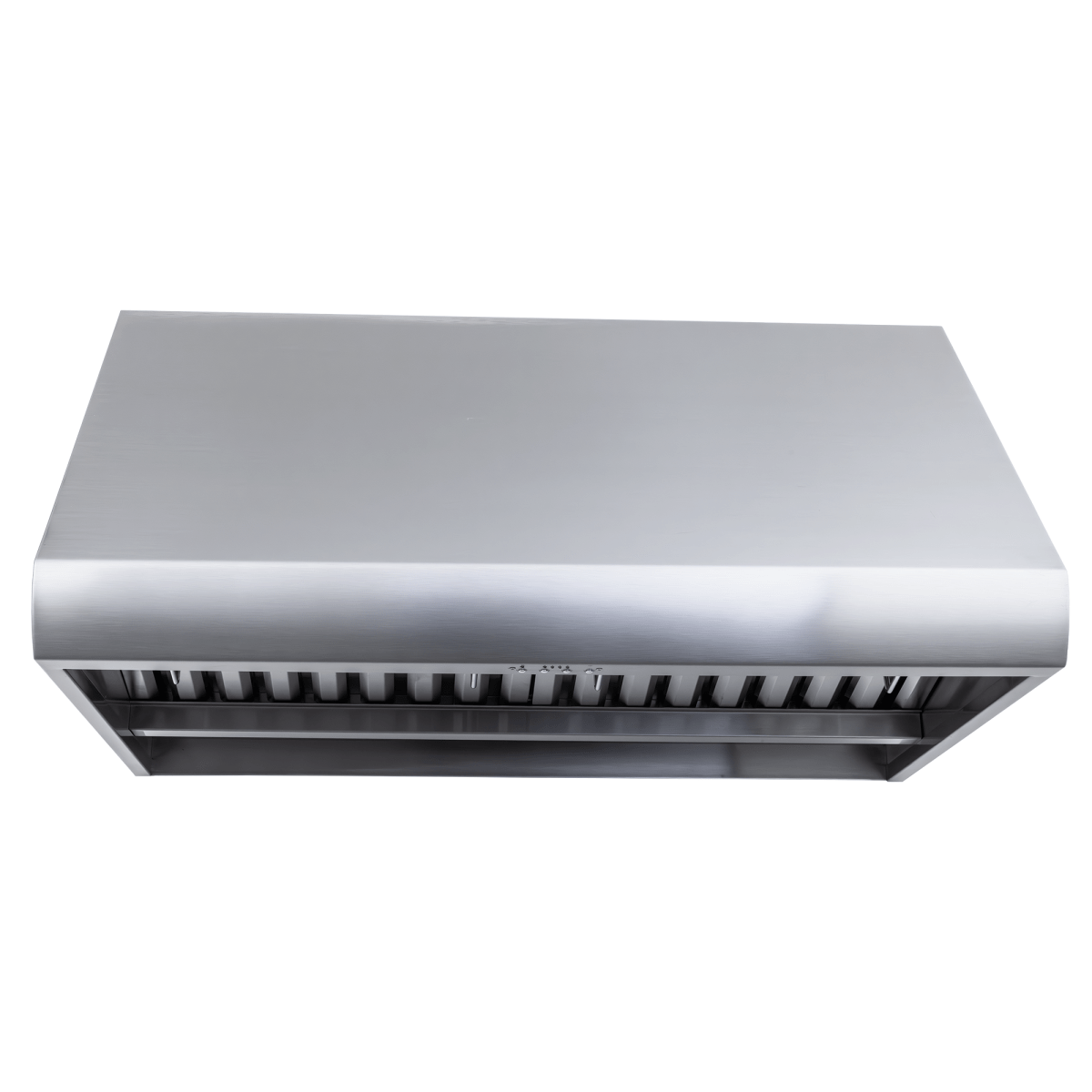 Proline PLJW 109 wall-mounted range hood, stainless steel, 1000/2000 CFM, ductless option. ProlineRangeHoods.com.