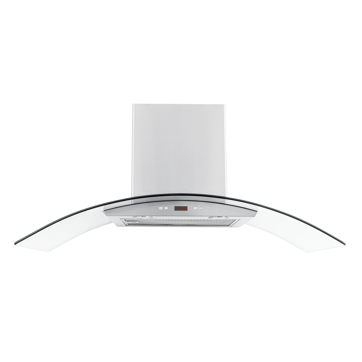 The Proline PLFW 544 Wall Hood from ProlineRangeHoods.com features quiet 600 CFM, a curved design, and ductless option.