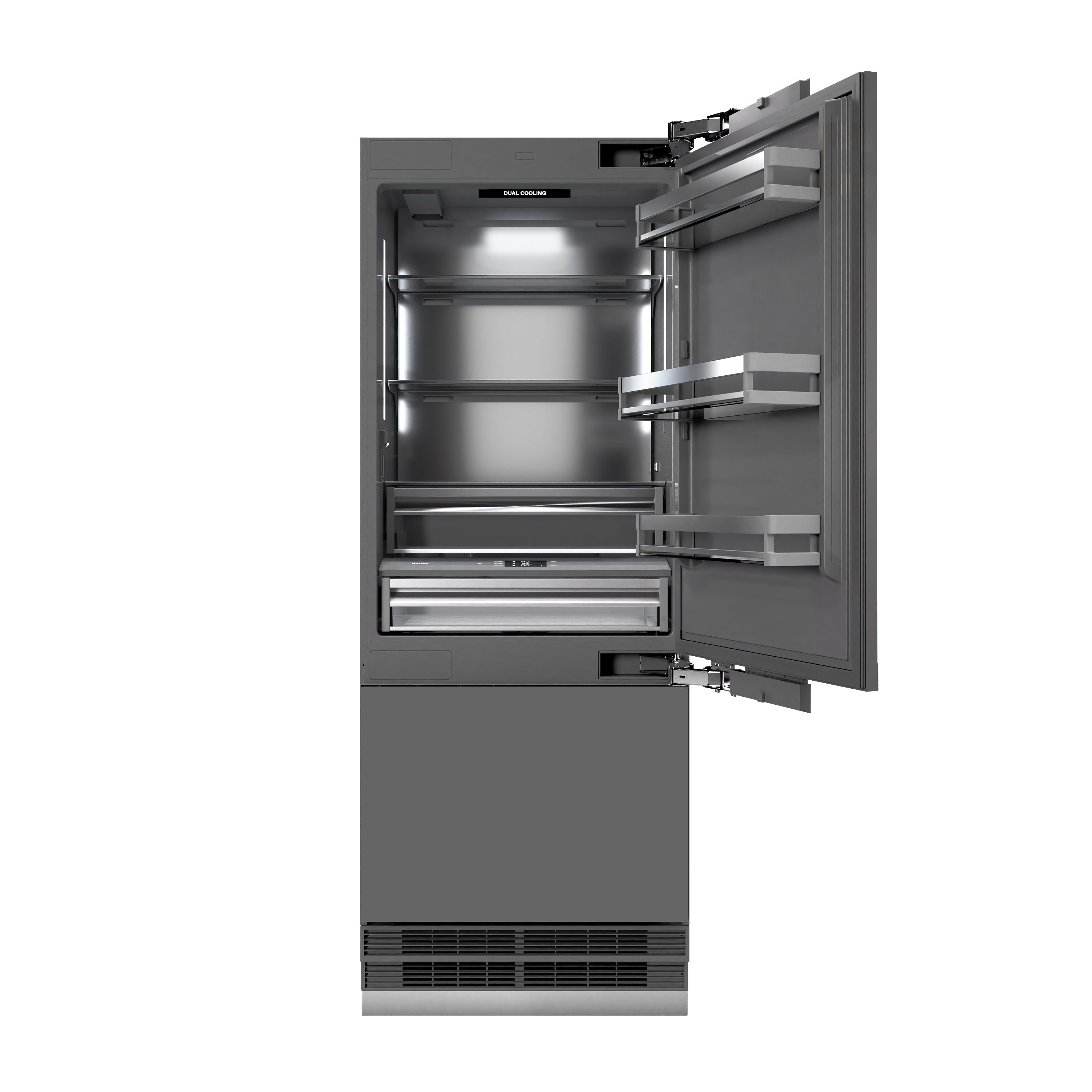 ZLINE Autograph Edition 30 in. 16.1 cu. ft. Panel Ready Built-In Botto