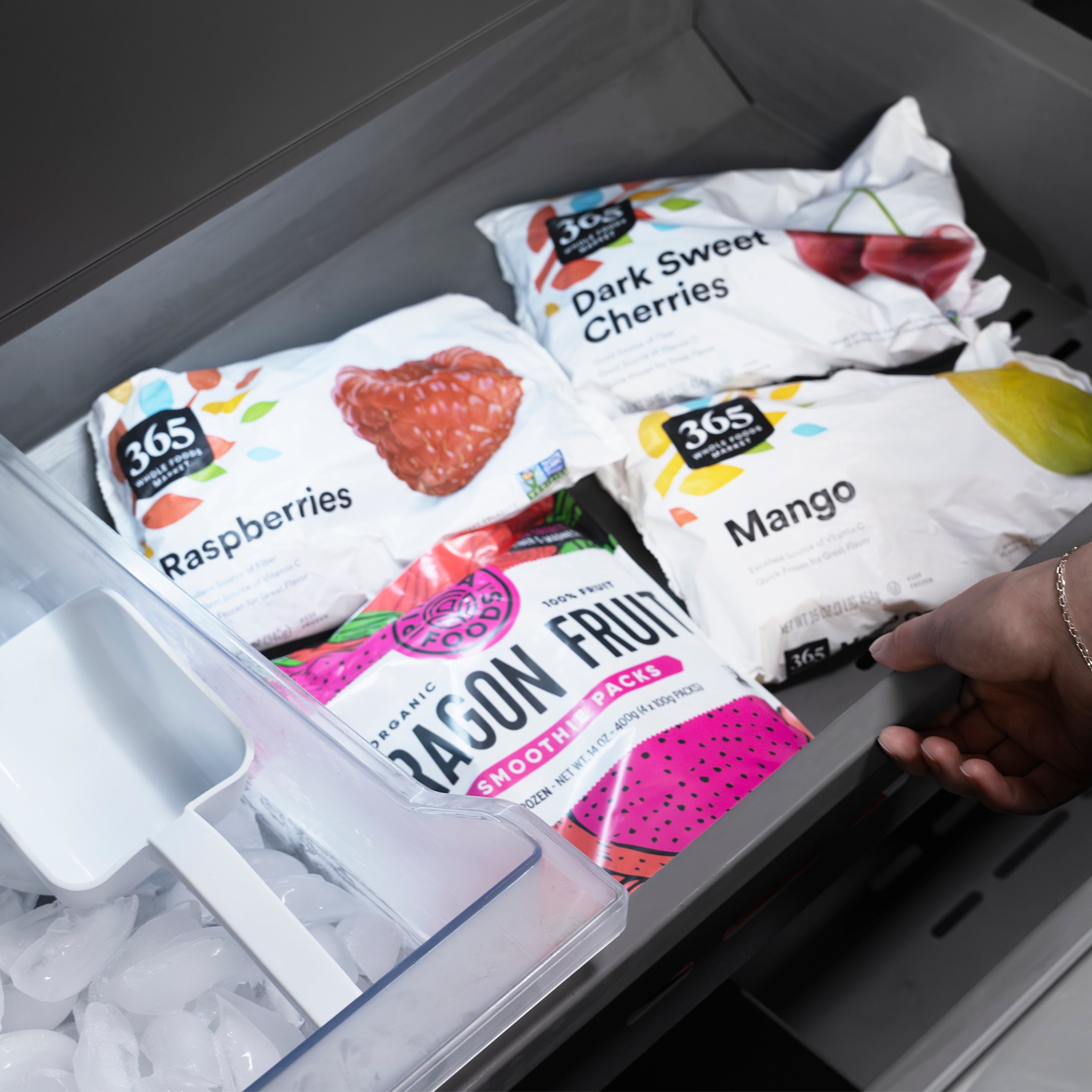 ZLINE 36 in. 19.6 cu. ft. French Door Built-In Bottom Freezer Refrigerator with Water Dispenser and Ice Maker in Satin Stainless Steel with Stainless Steel Interior (SRBIV-SN-36)