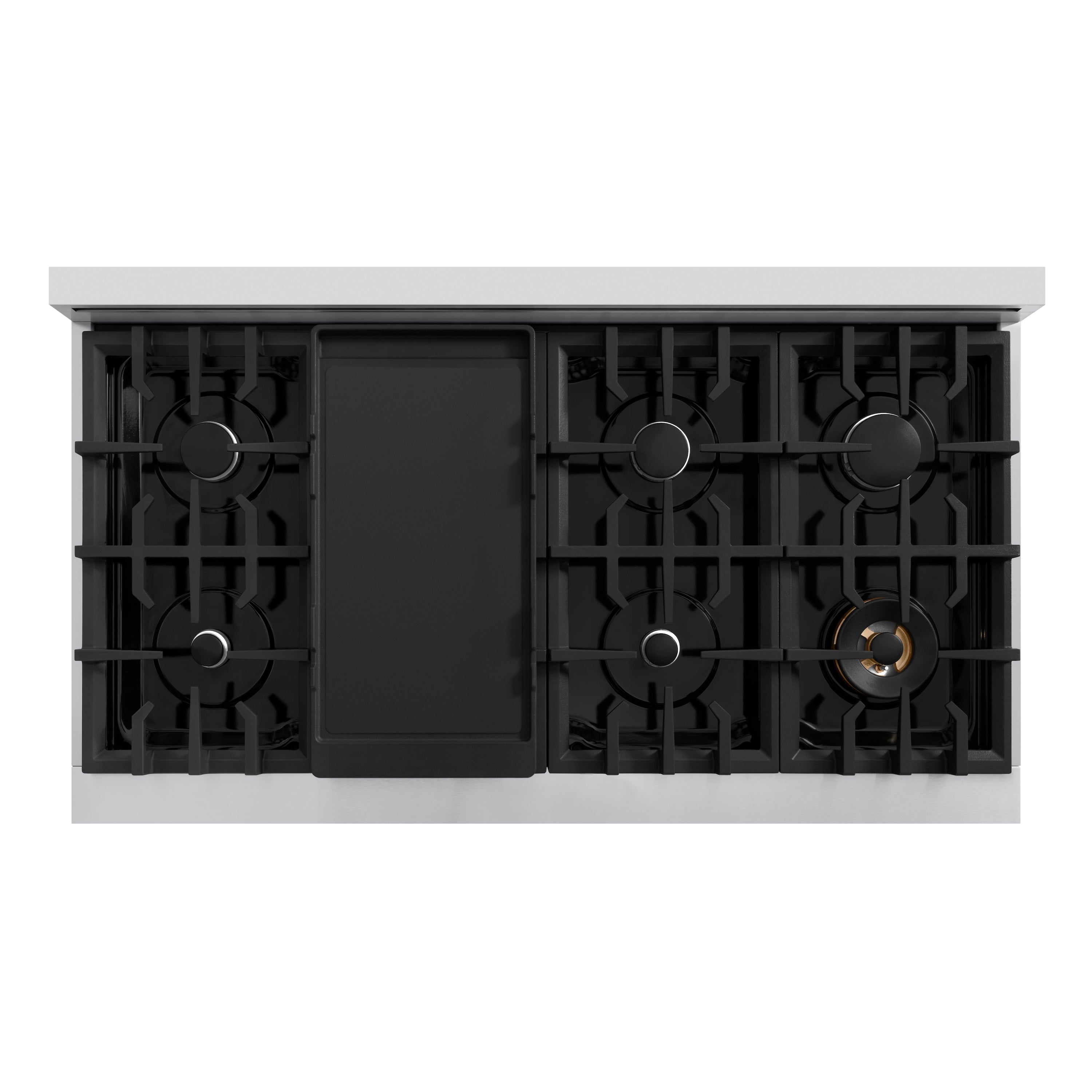 ZLINE 48 in. Legacy Gas Rangetop with 7 Burners and Porcelain Cooktop in Stainless Steel (RT48)