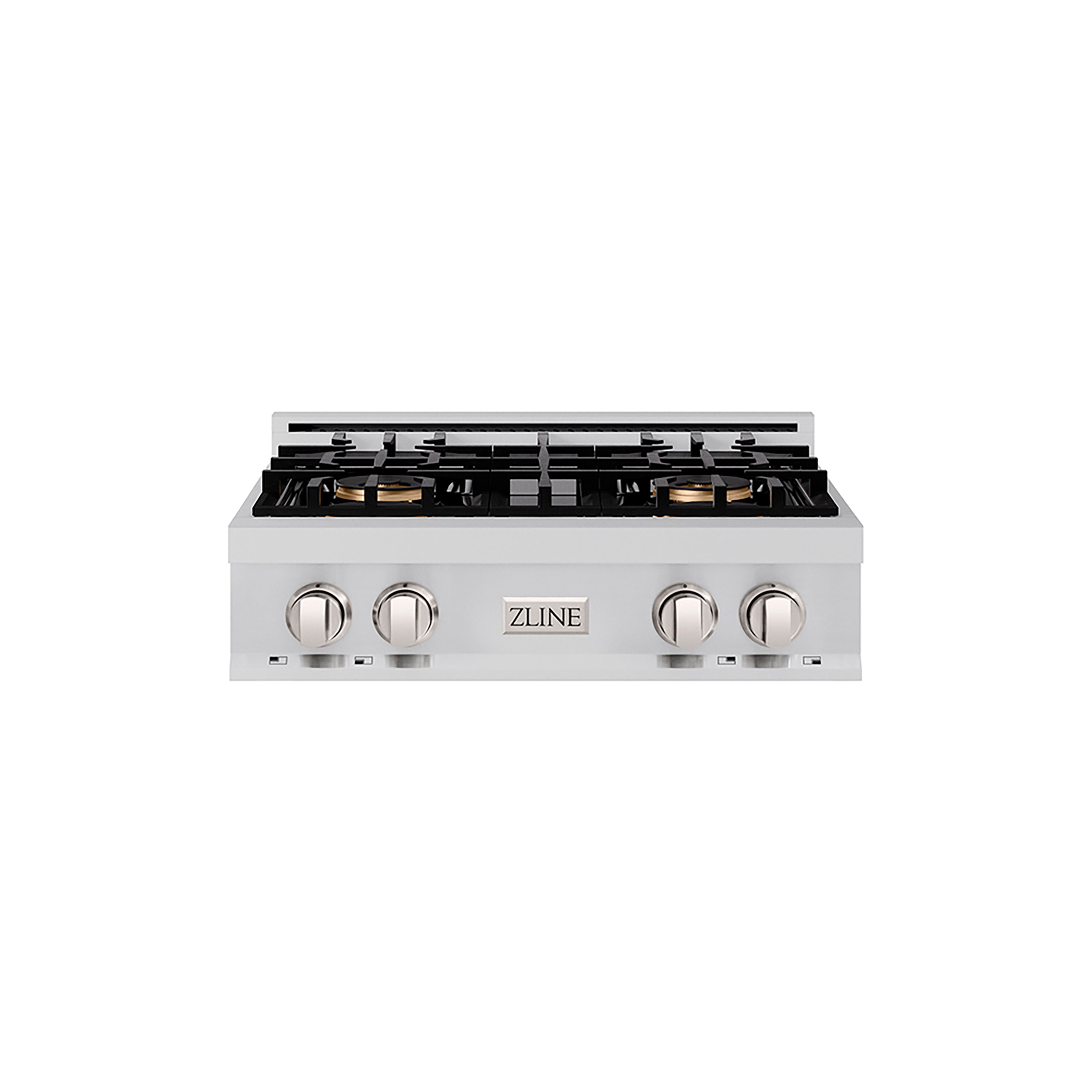 ZLINE 30 in. Classic Gas Rangetop with 4 Burner DuoPro™ Cooktop in Stainless Steel (PCRT30)