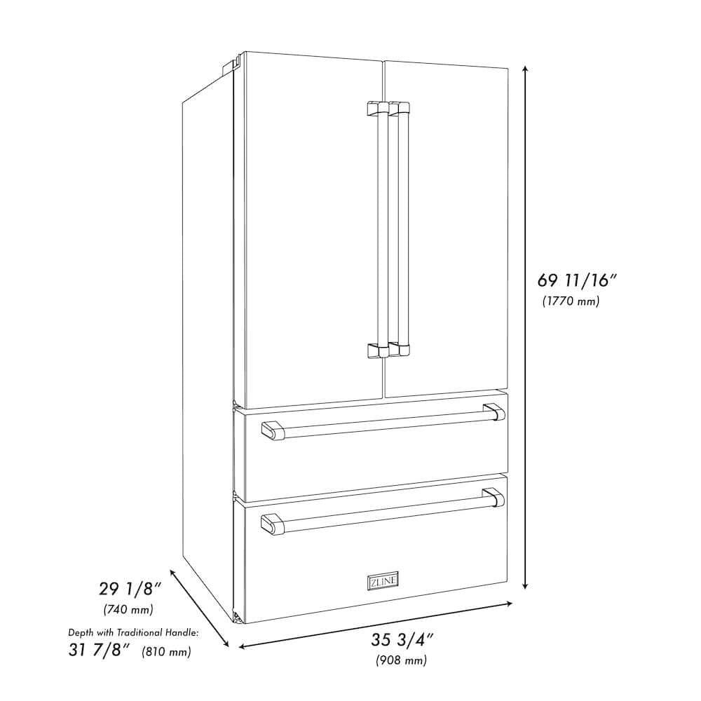 Z-line Kitchen Packages model 4AKPR-RABRHDWV48-CB