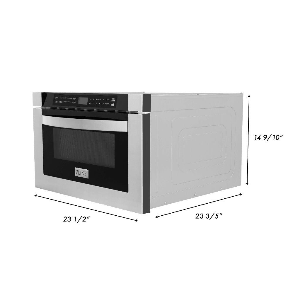 Z-line Kitchen Packages model 4KAPR-RARHDWM36-CB