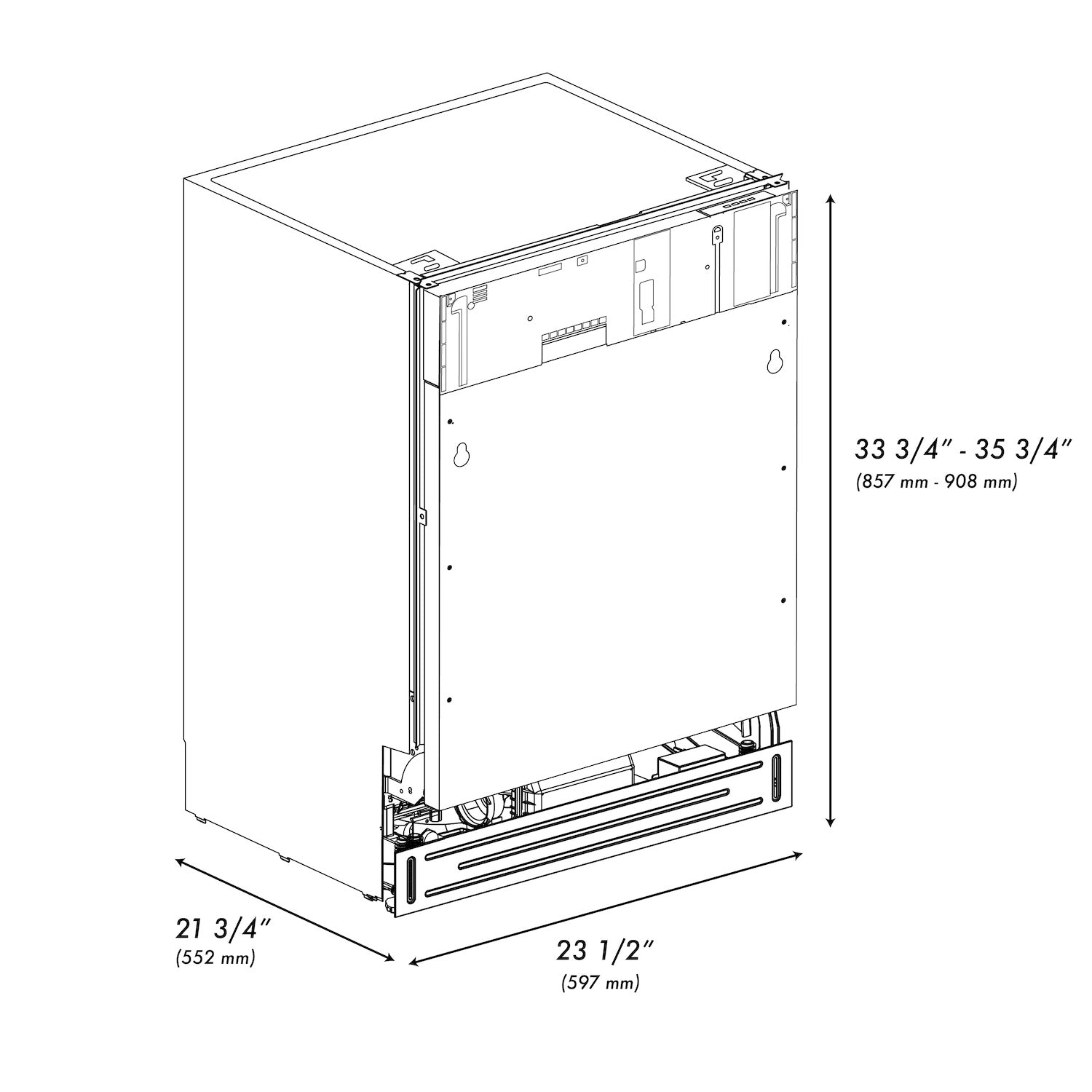 Z-line Dishwashers model DWMTZ-BS-24-CB