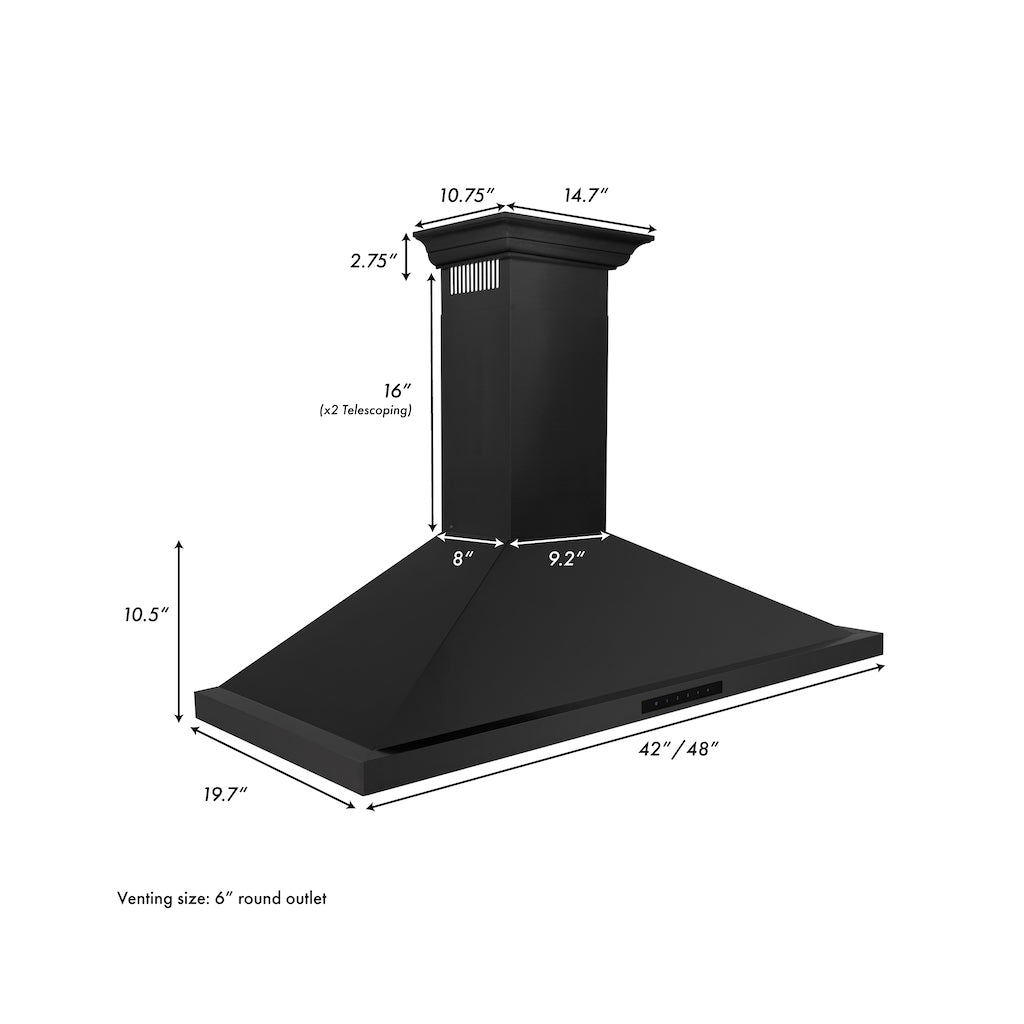 Z-line Range Hoods model BSKBN-CF-24