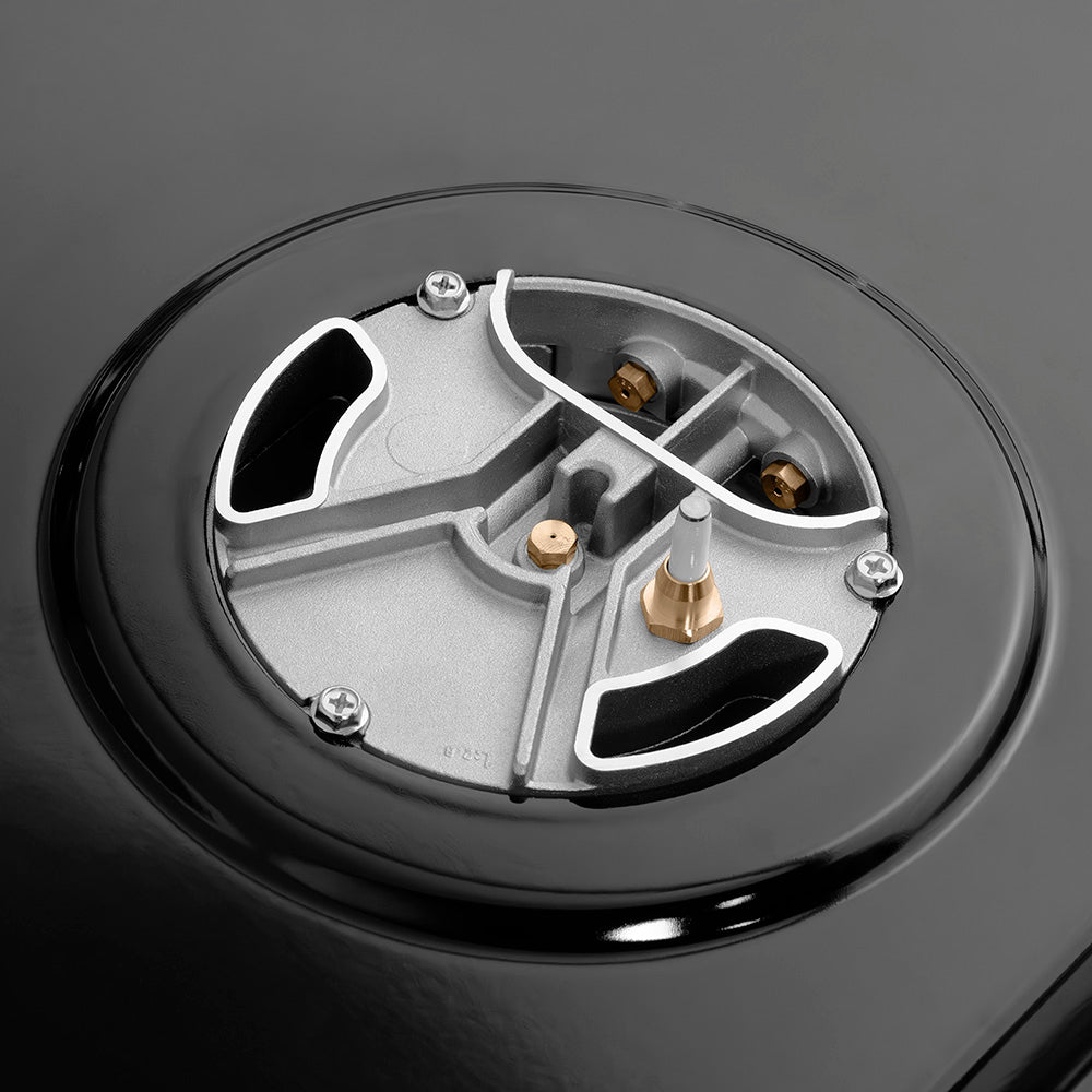 ZLINE 30 in. 4.2 cu. ft. Paramount Gas Range with 4 Burner DuoPro™ Cooktop and Convection Gas Oven in Satin Stainless Steel with White Matte Door (PSGRS-WM-30)