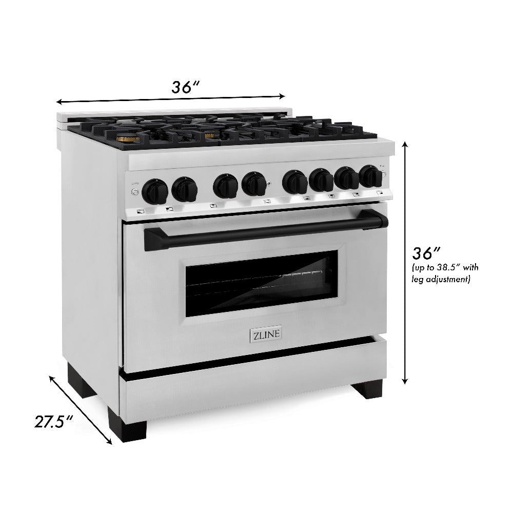 Z-line Kitchen Packages model 4AKPR-RABRHDWV36-CB