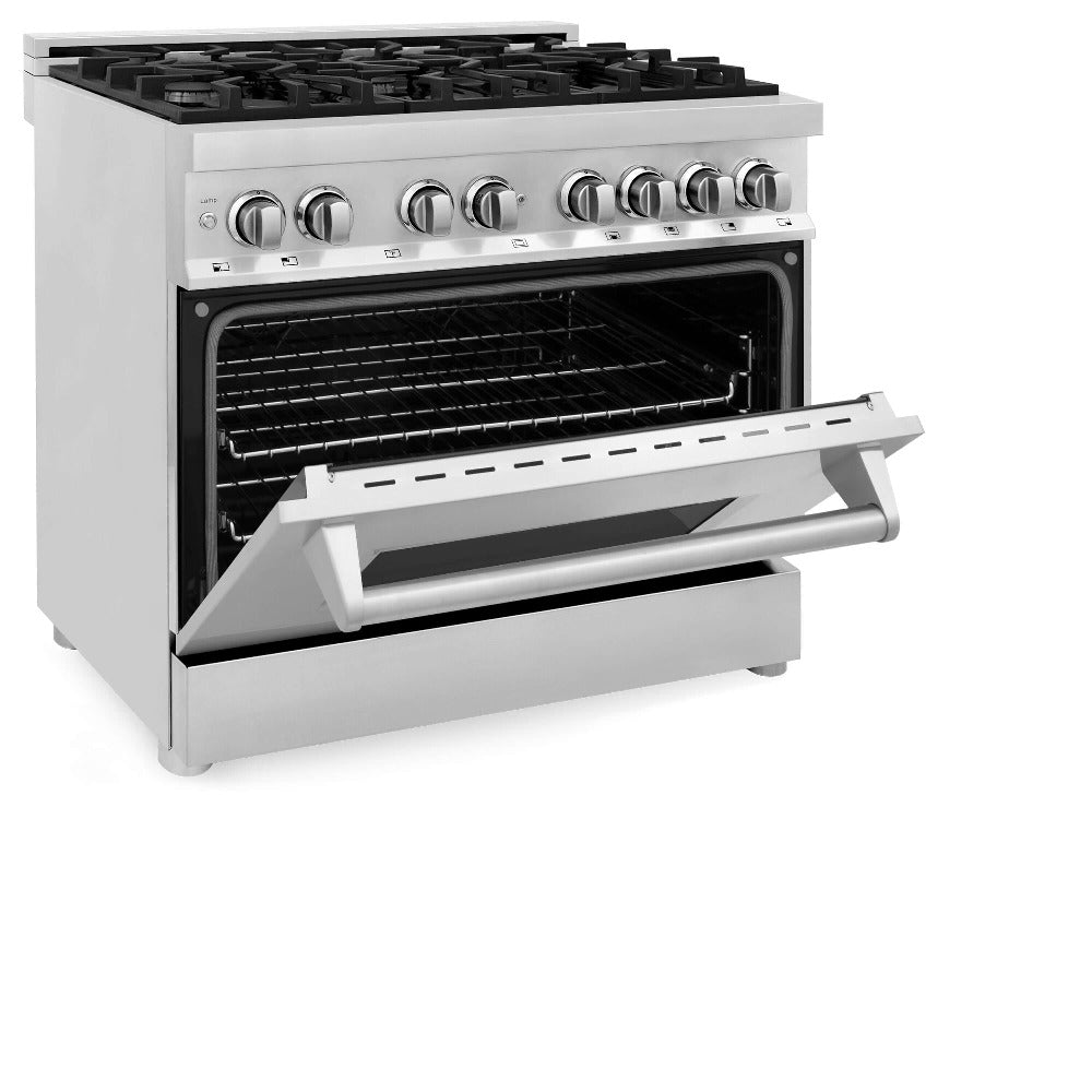 Z-line Kitchen Packages model 4KAPR-RARHDWM36-CB