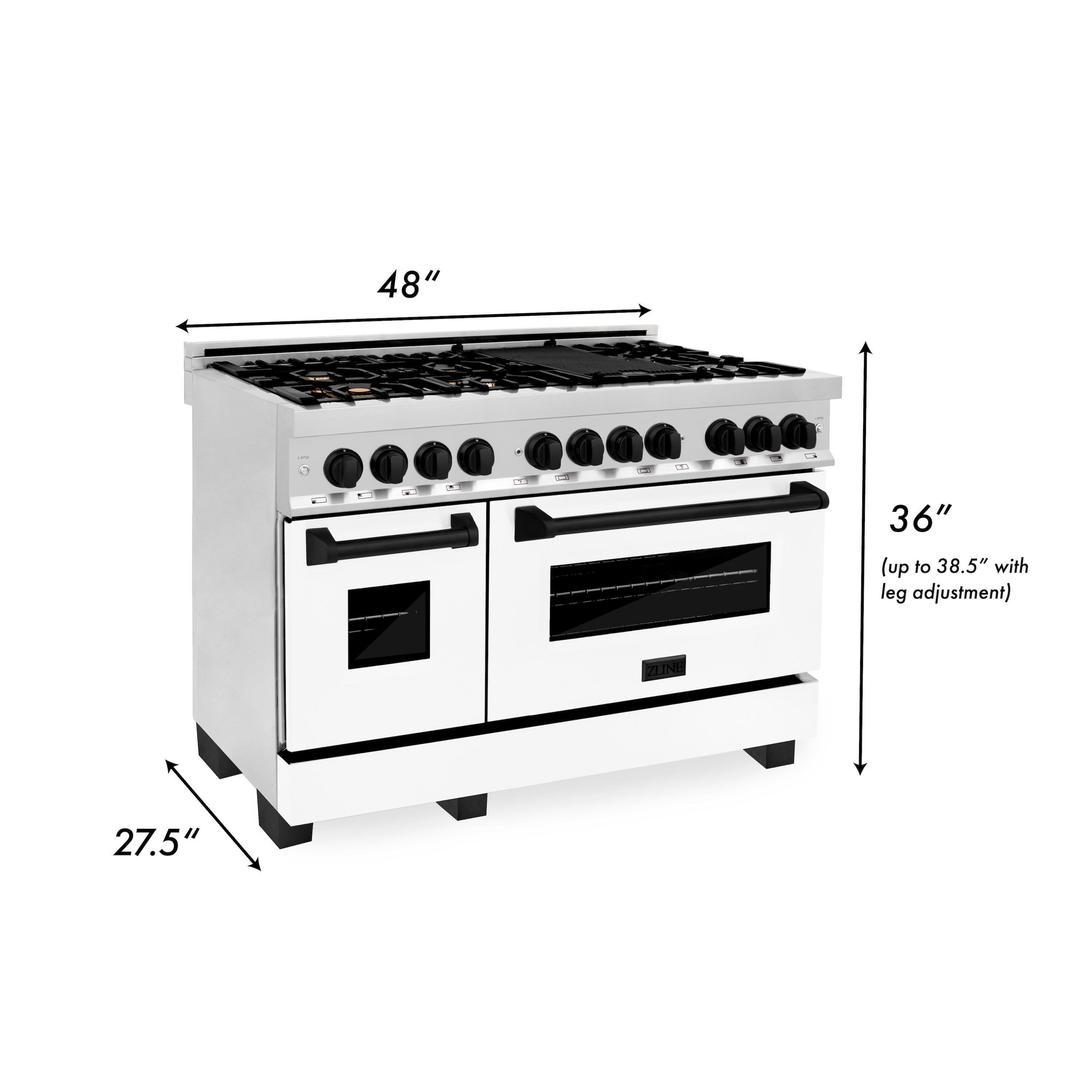 Z-line Kitchen Packages model 3AKP-RARHDWM48-MB