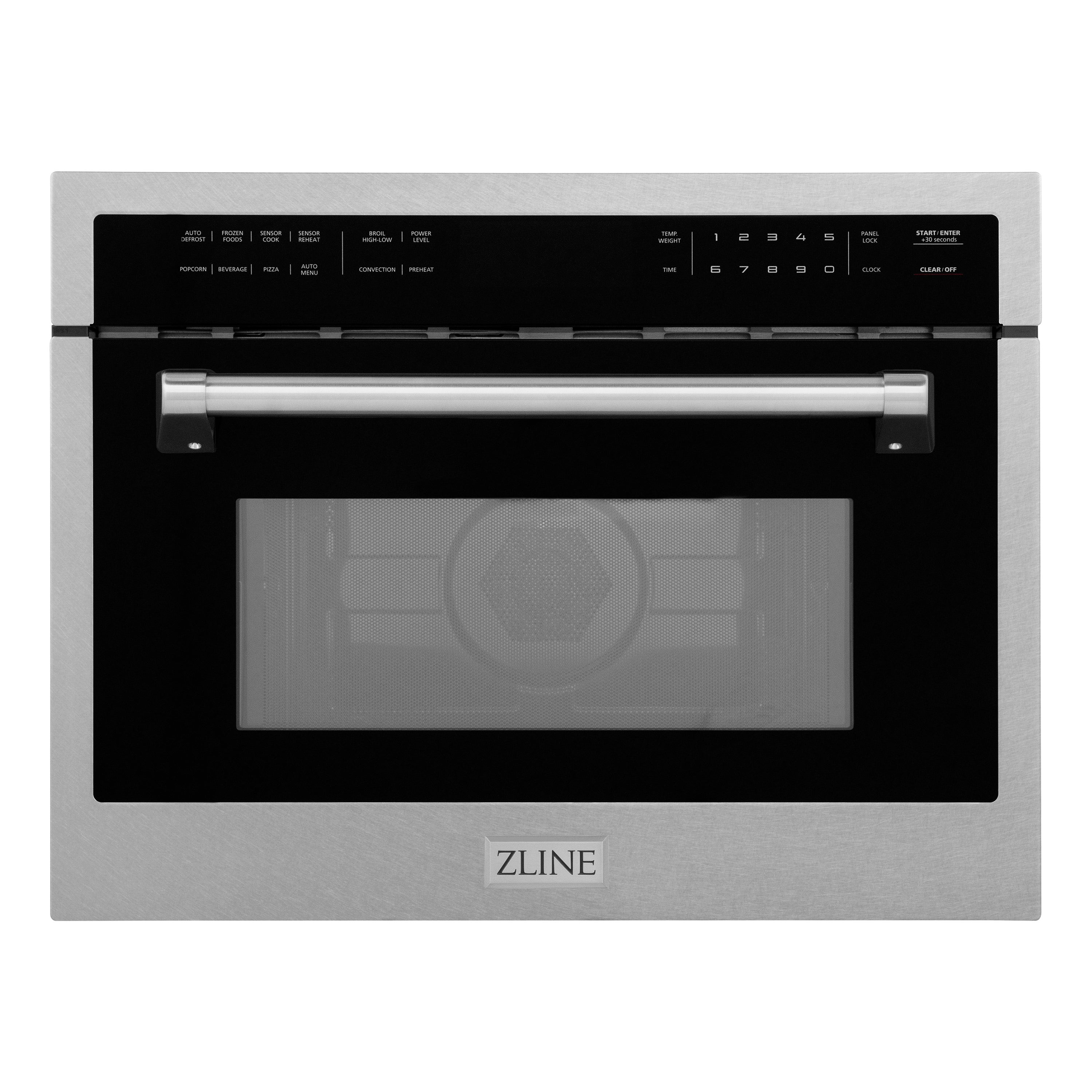 ZLINE 24" 1.6 cu ft. Built-in Convection Microwave Oven in Fingerprint Resistant with Speed and Sensor Cooking