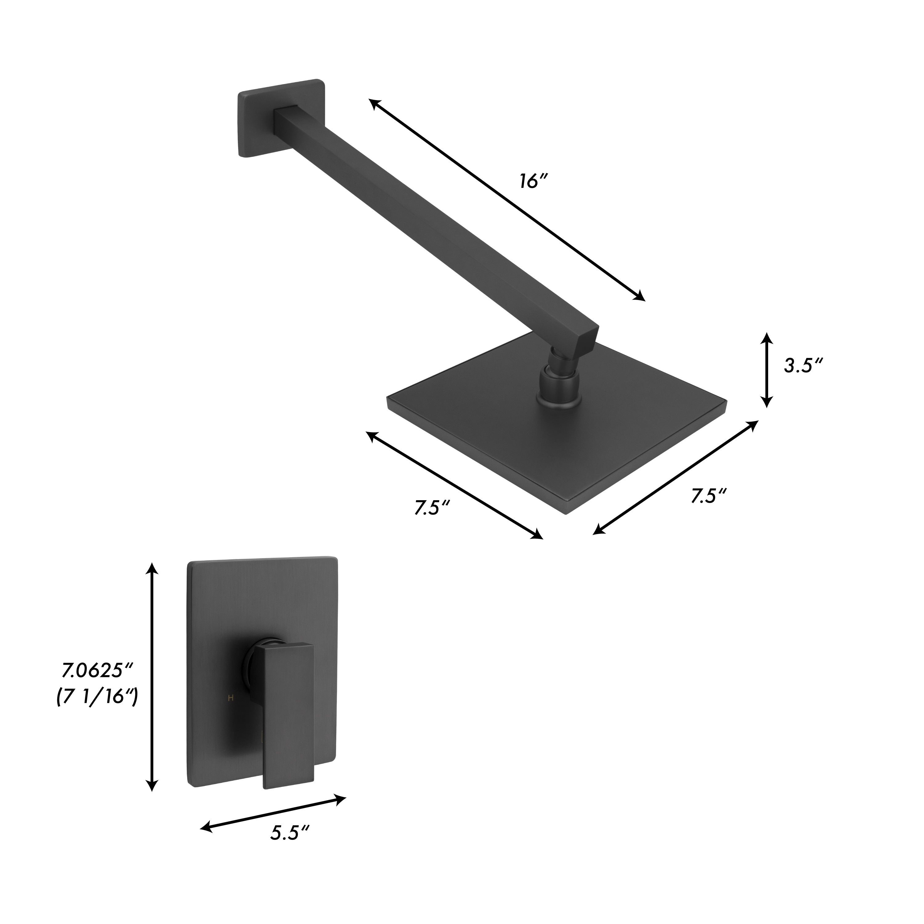 Z-line Shower Heads model BLS-H8-CH