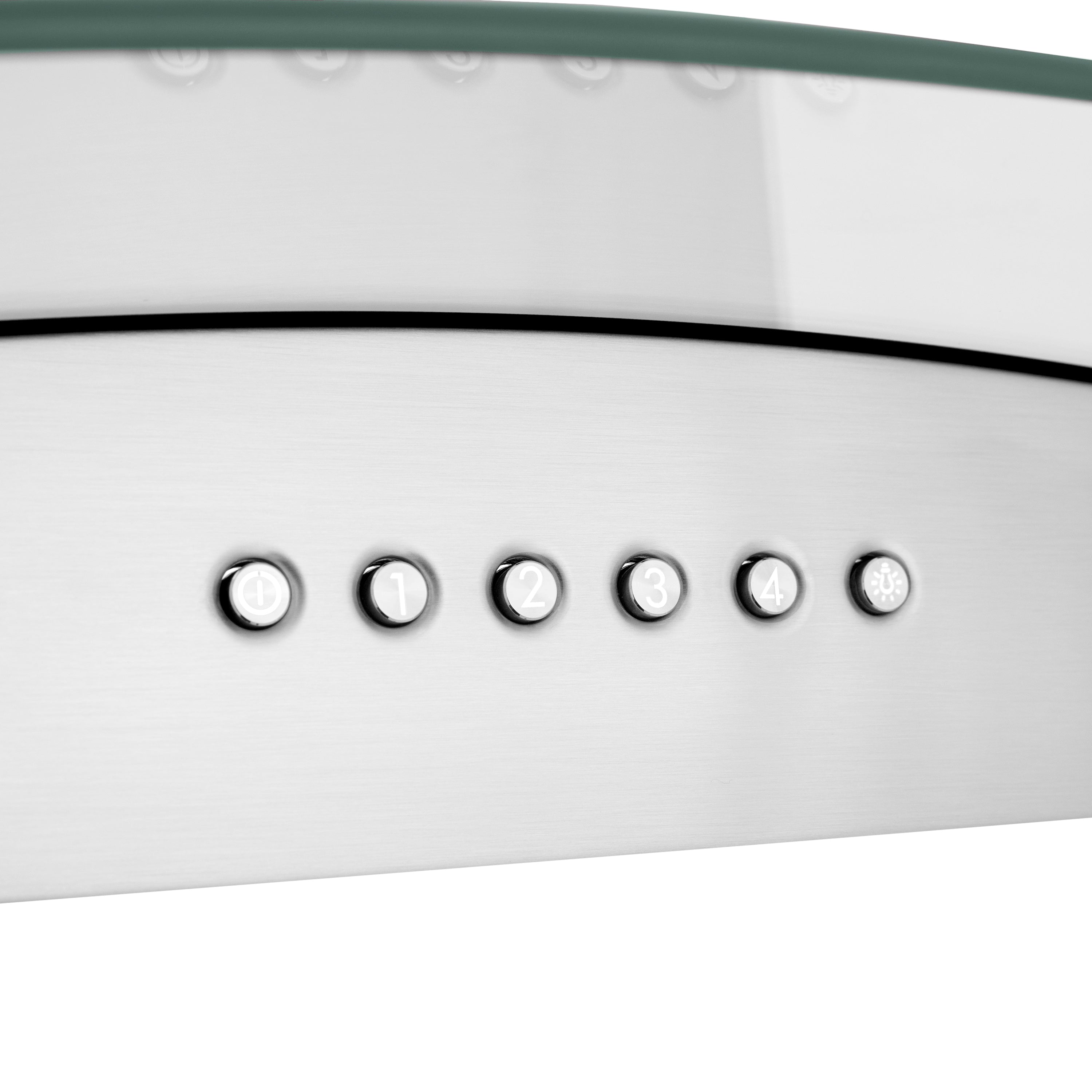ZLINE 30â Alpine Series Convertible Island Mount Range Hood in Stainless Steel with Remote Control, LED lighting, and Dishwasher-Safe Baffle Filters (ALP70IS-30)