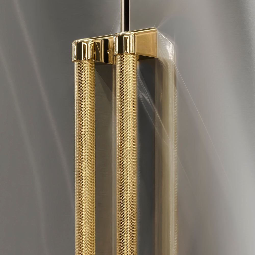 ZLINE Autograph Edition 36 in. 28.9 cu. ft. Standard-Depth French Door External Water Dispenser Refrigerator with Dual Ice Maker in Fingerprint-Resistant Stainless Steel and Polished Gold Helix Handles (RSMZ-W-36-KG)