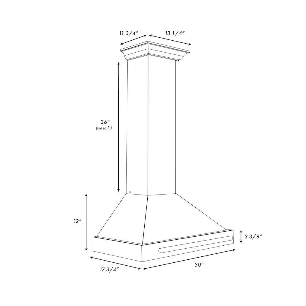 Z-line Range Hoods model KB4SNZ-WM36-G