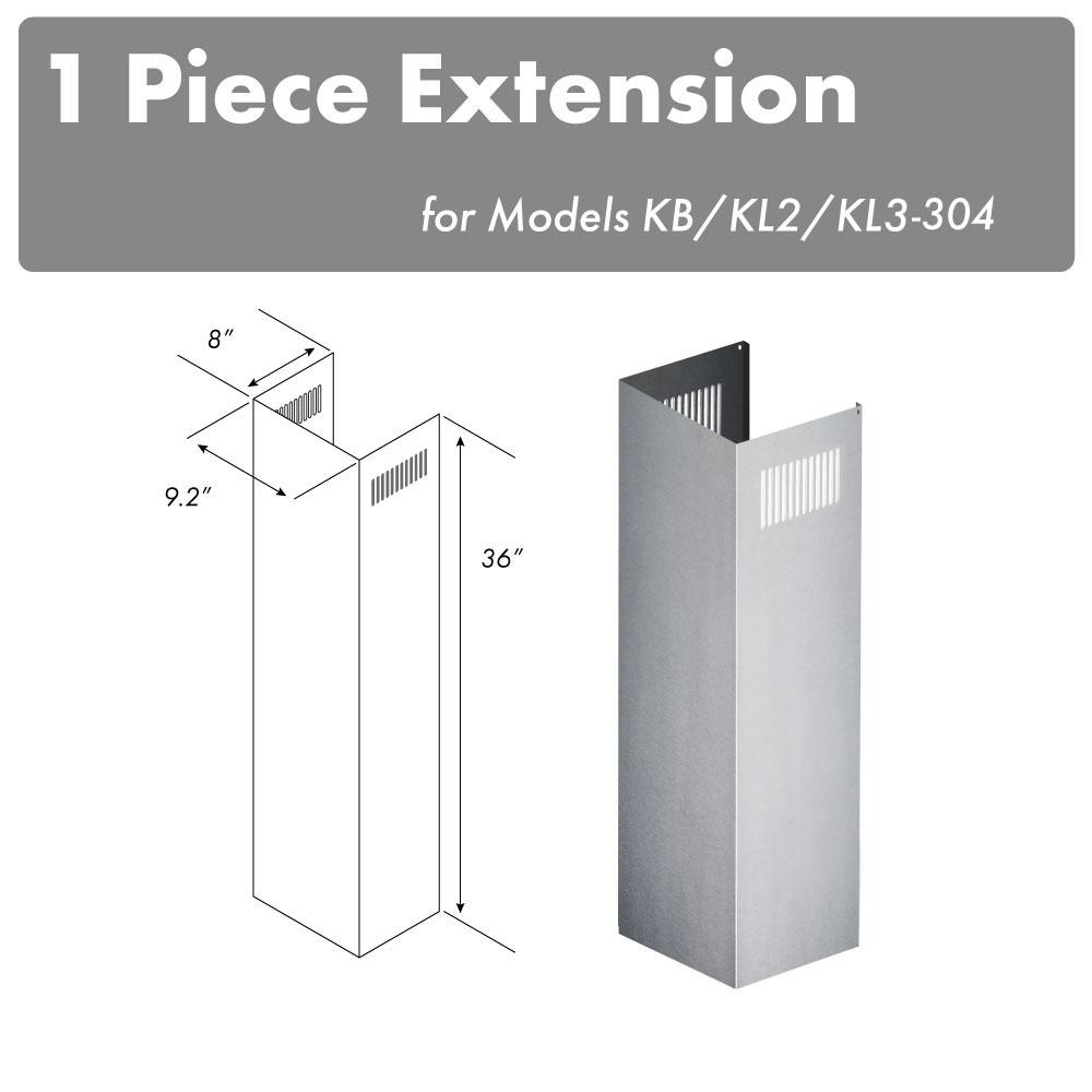 Z-line Range Hood Accessories model 1PCEXT-KB/KL2/KL3-304