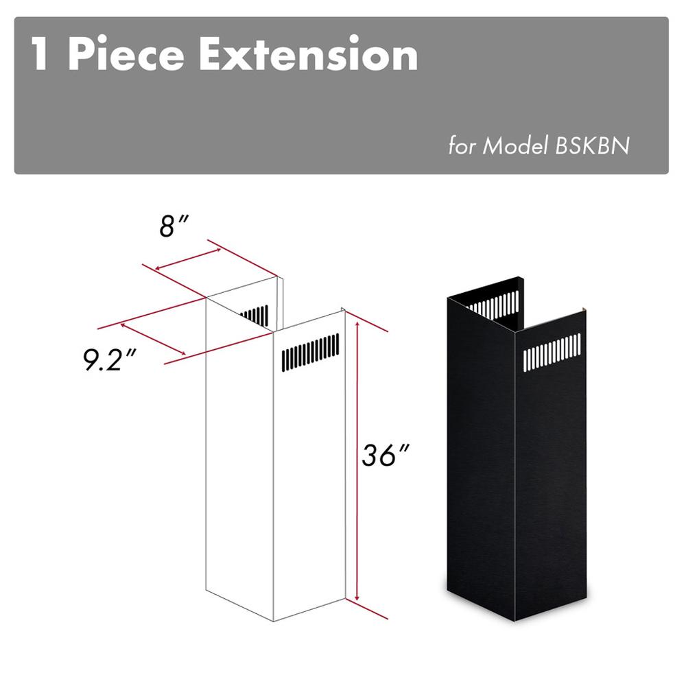 Z-line Range Hood Accessories model 1PCEXT-BSKBN