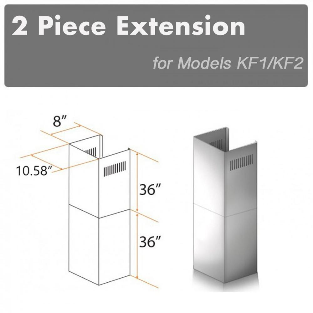 Z-line Range Hood Accessories model 2PCEXT-KF1