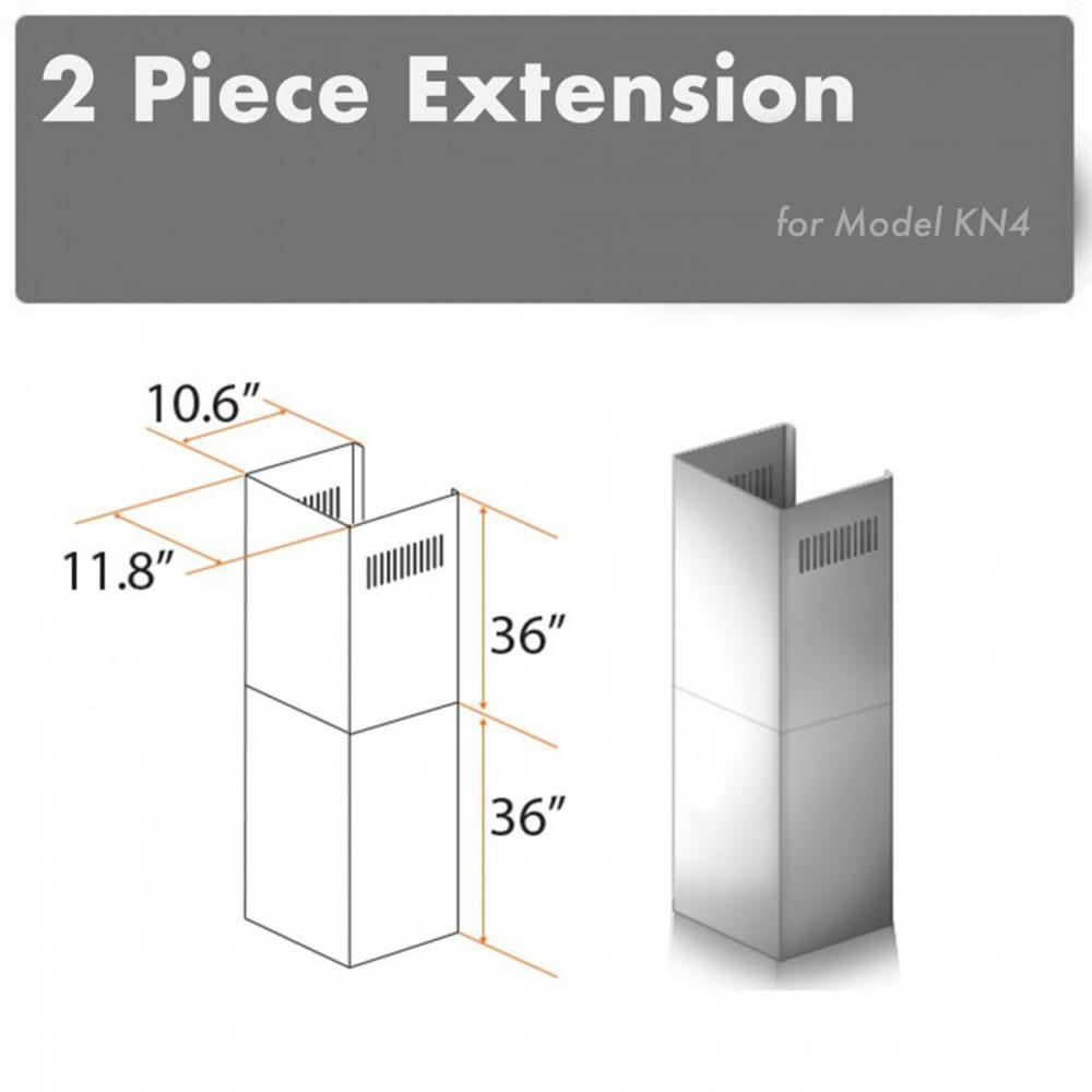 Z-line Range Hood Accessories model 2PCEXT-KN4