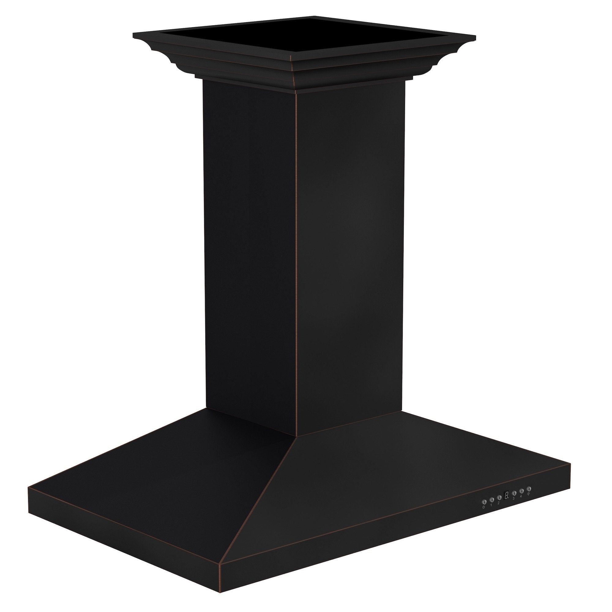 ZLINE 36 in. Designer Series Oil-Rubbed Bronze Convertible Vent Island Mount Range Hood (8KL3iB-36)