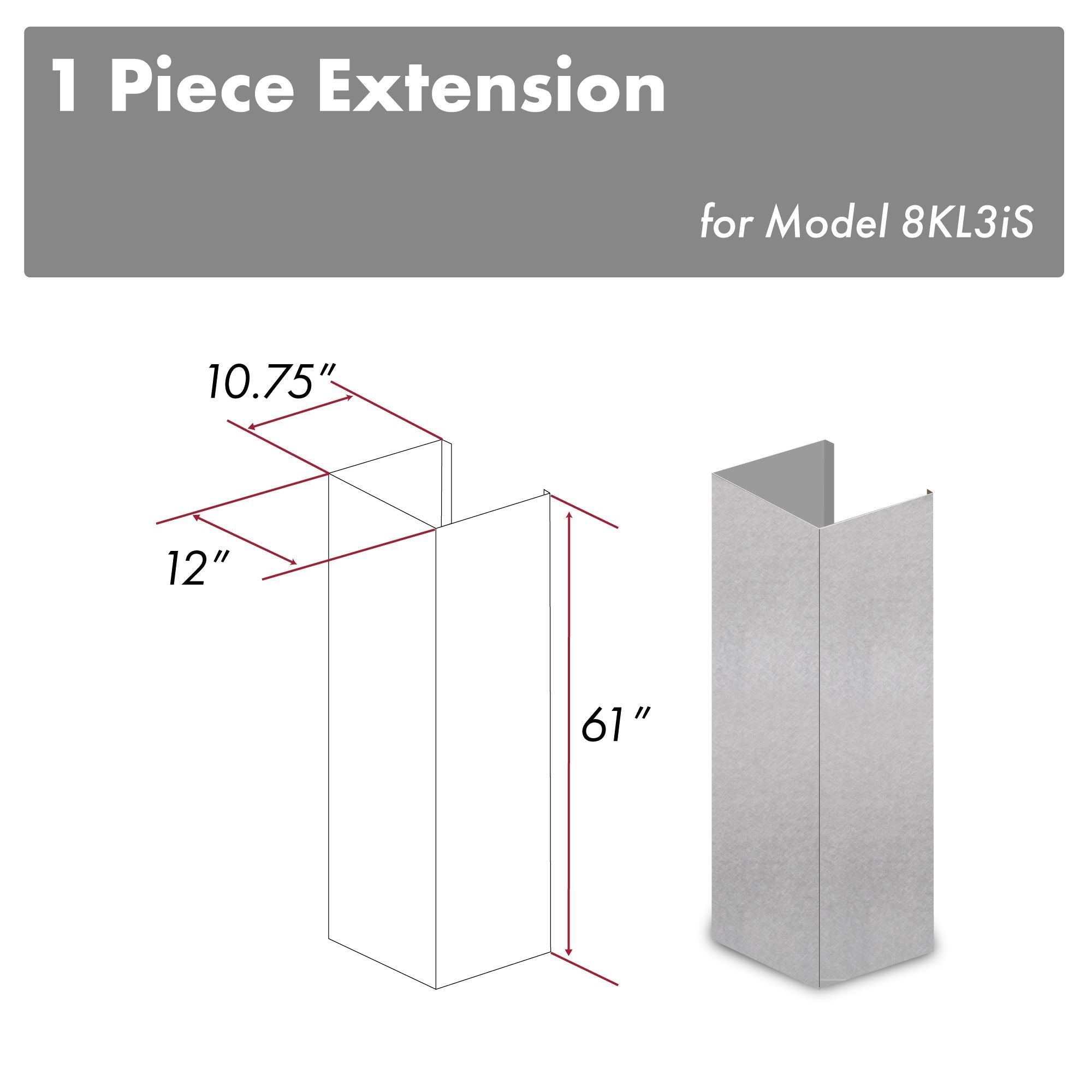 Z-line Range Hood Accessories model 8KL3iS-E