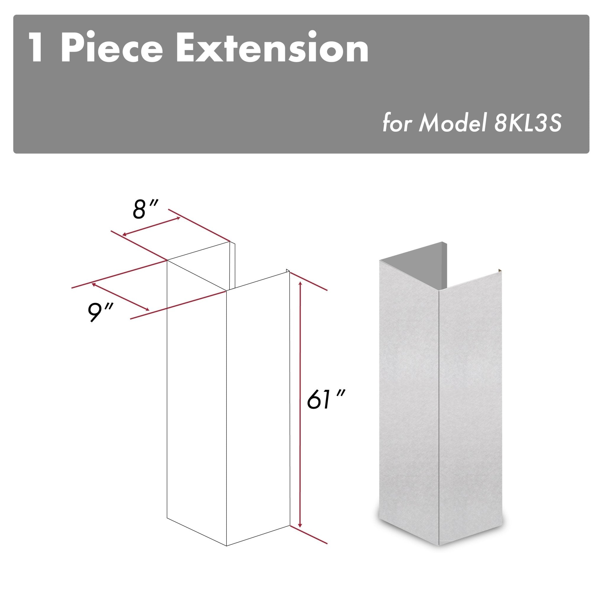 Z-line Range Hood Accessories model 8KL3S-E