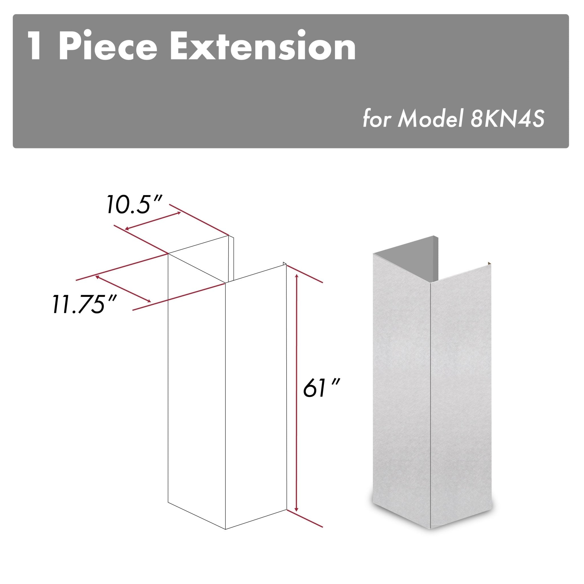 Z-line Range Hood Accessories model 8KN4S-E