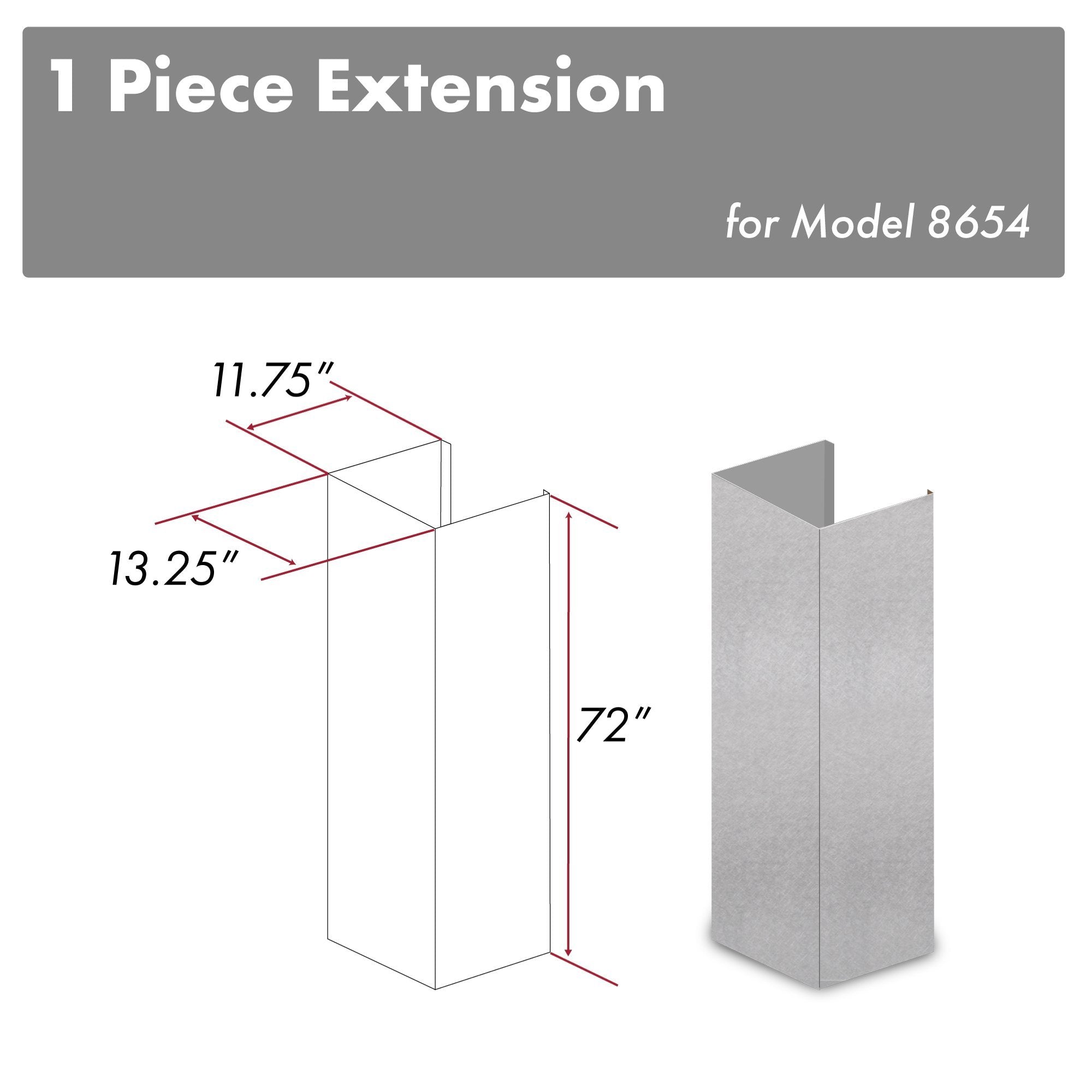 Z-line Range Hood Accessories model 8654-E