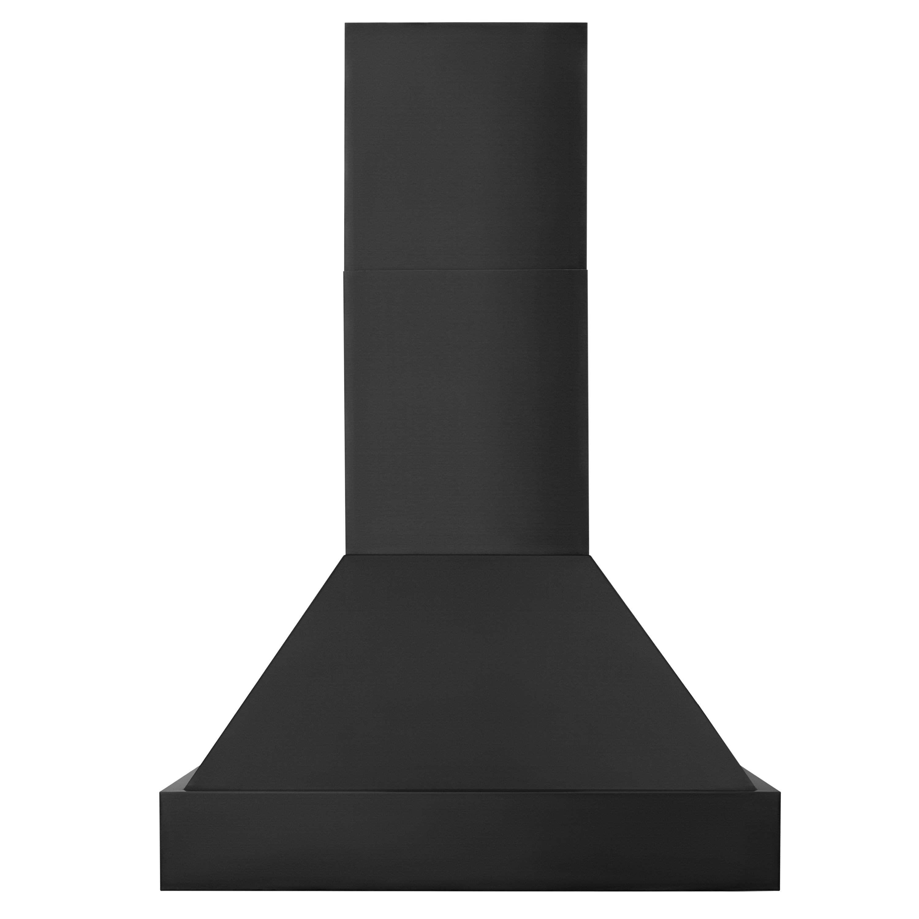 ZLINE 30" Convertible Vent Black Stainless Steel Wall Mount Range Hood (BS655N-30)