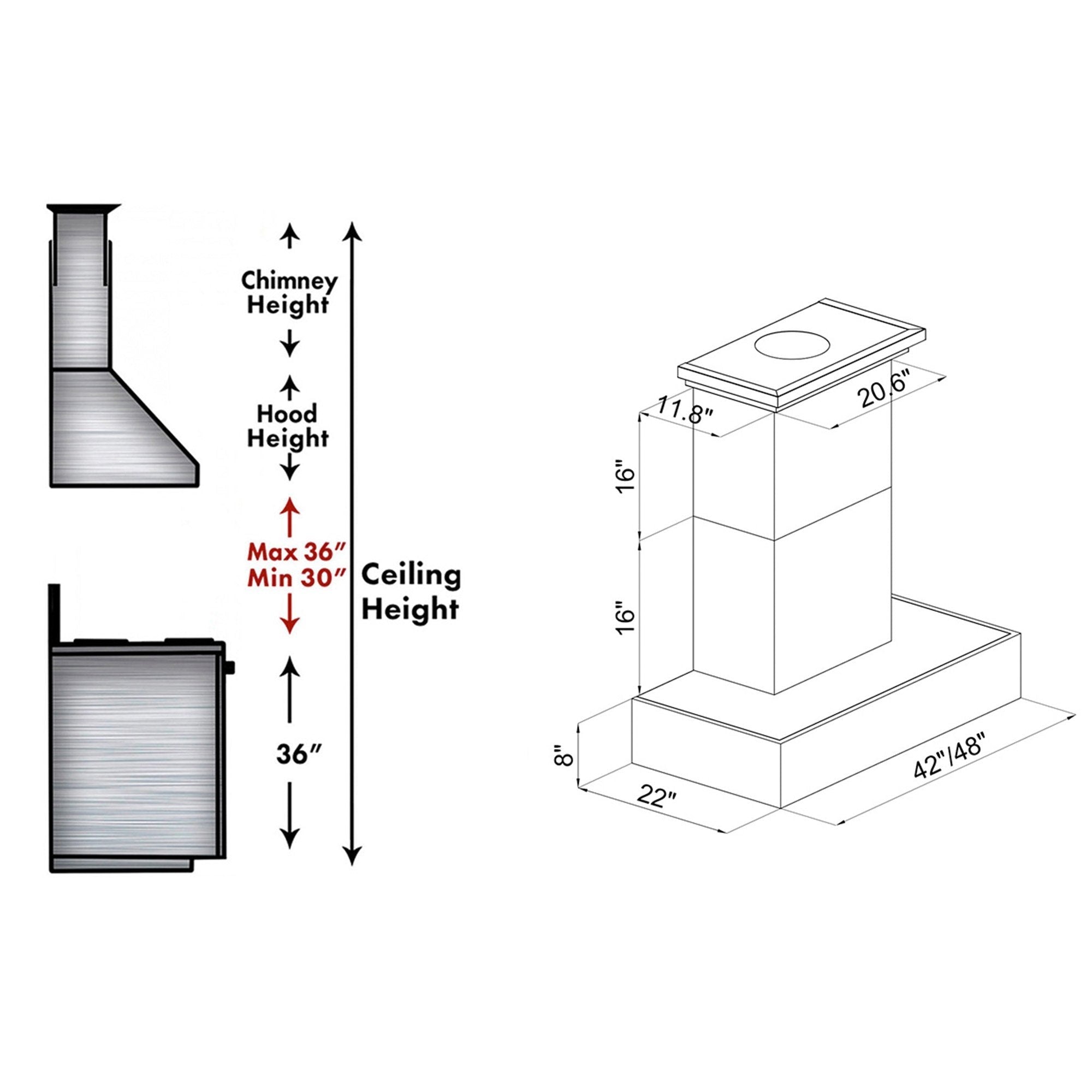 Z-line Range Hoods model 681iW-RD-36