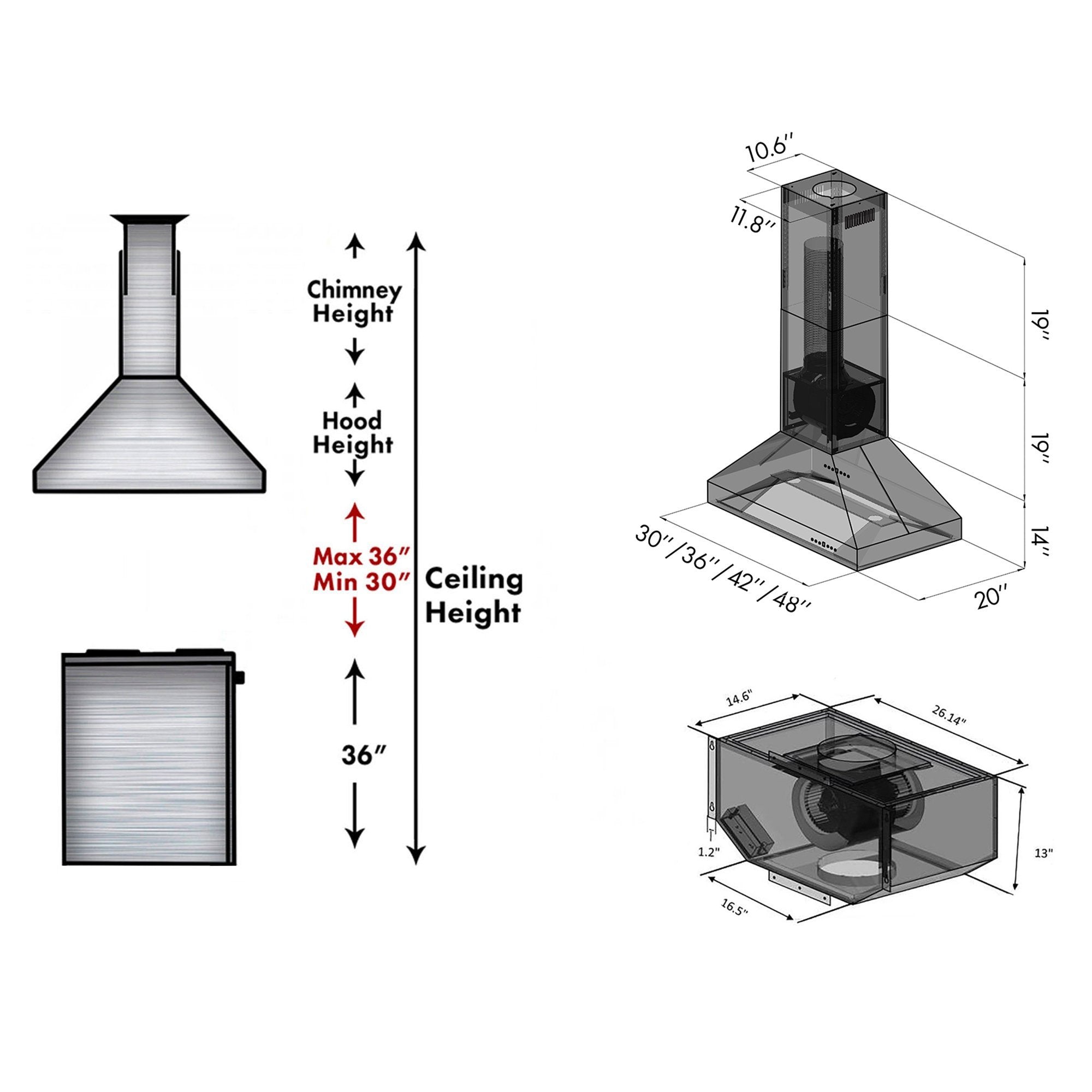 Z-line Range Hoods model 597CRN-36