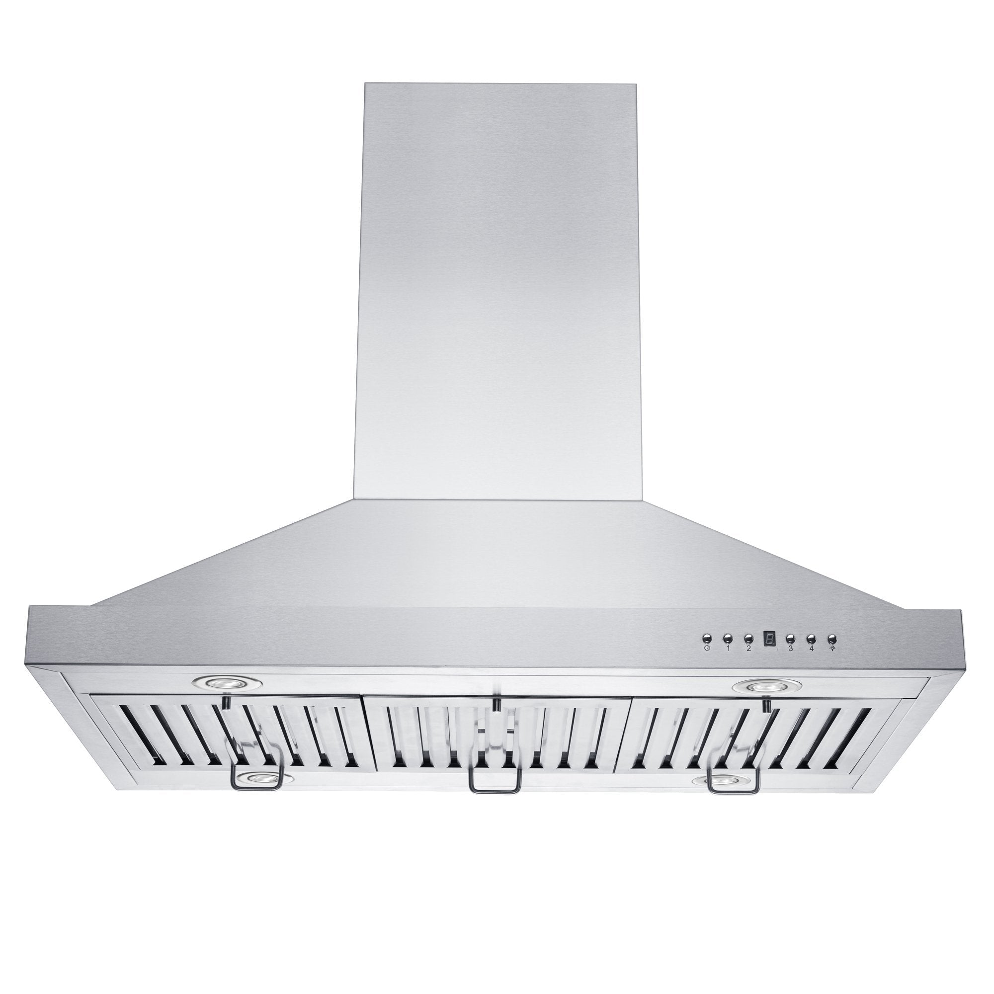 36 in. Ducted Island Mount Range Hood with Dual Remote Blower in Stainless Steel (GL2i-RD-36)