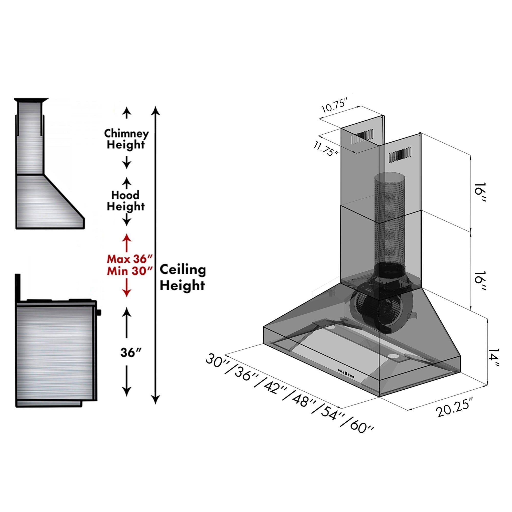 Z-line Range Hoods model 587-48
