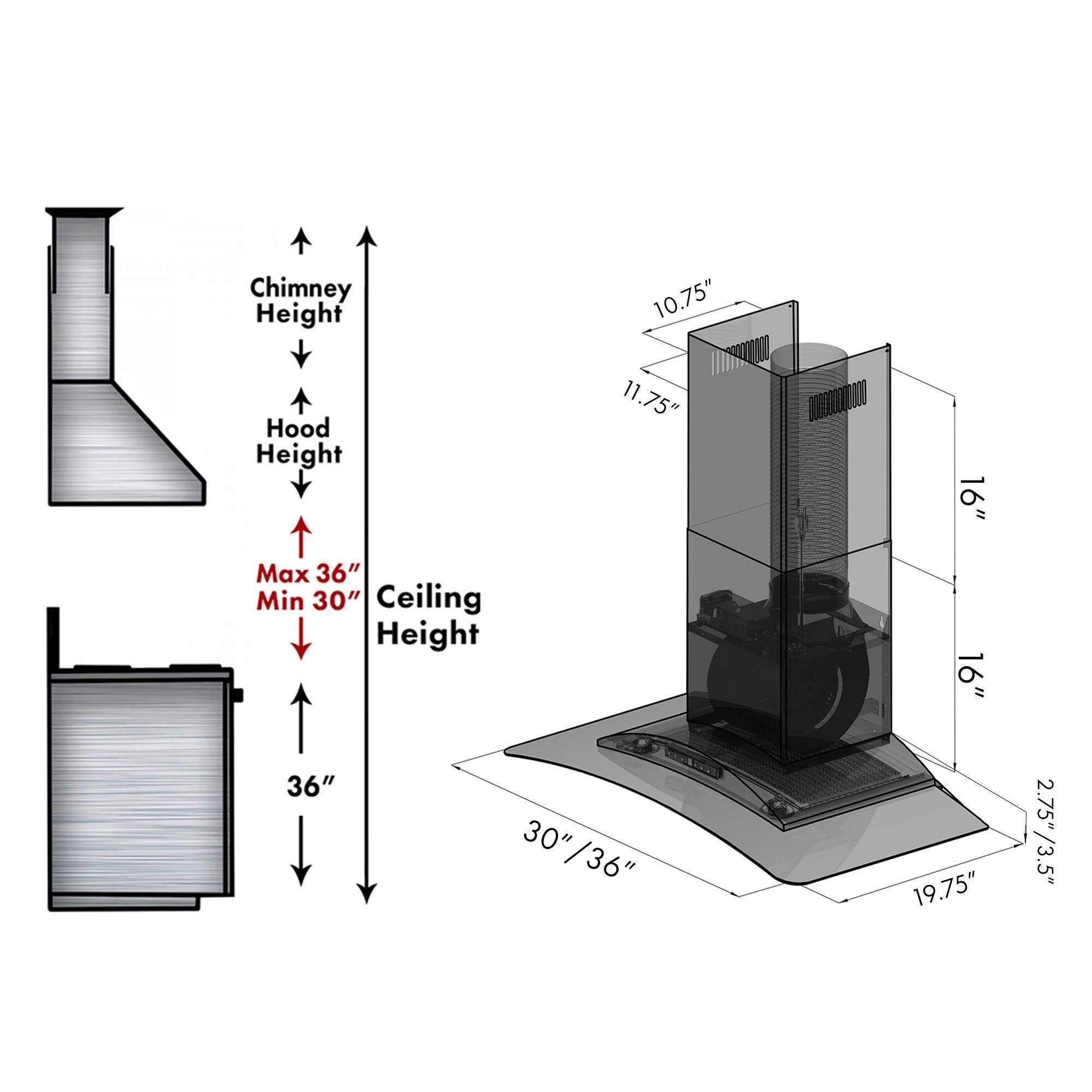 Z-line Range Hood Accessories model KPLL-E