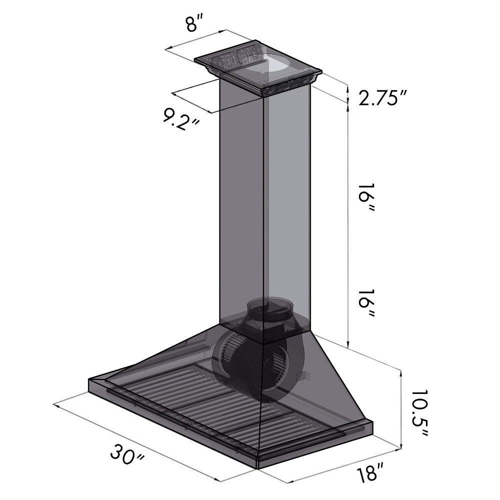 Z-line Range Hood Accessories model KBCC-E