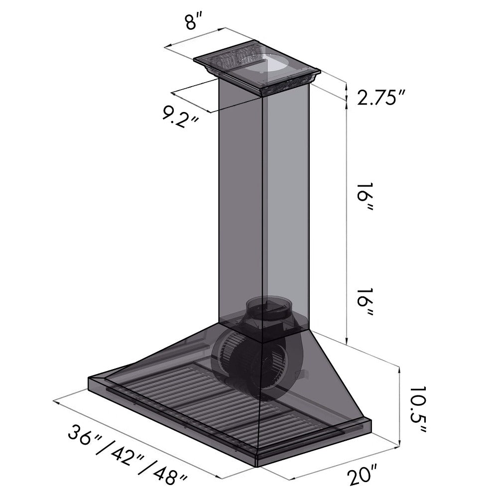 Z-line Range Hood Accessories model KBCC-E