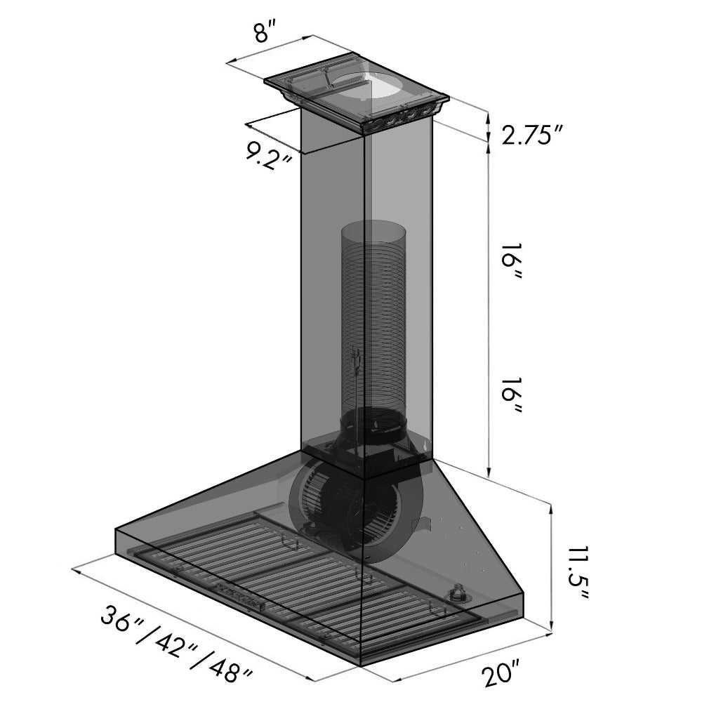 Z-line Range Hoods model KL3-36